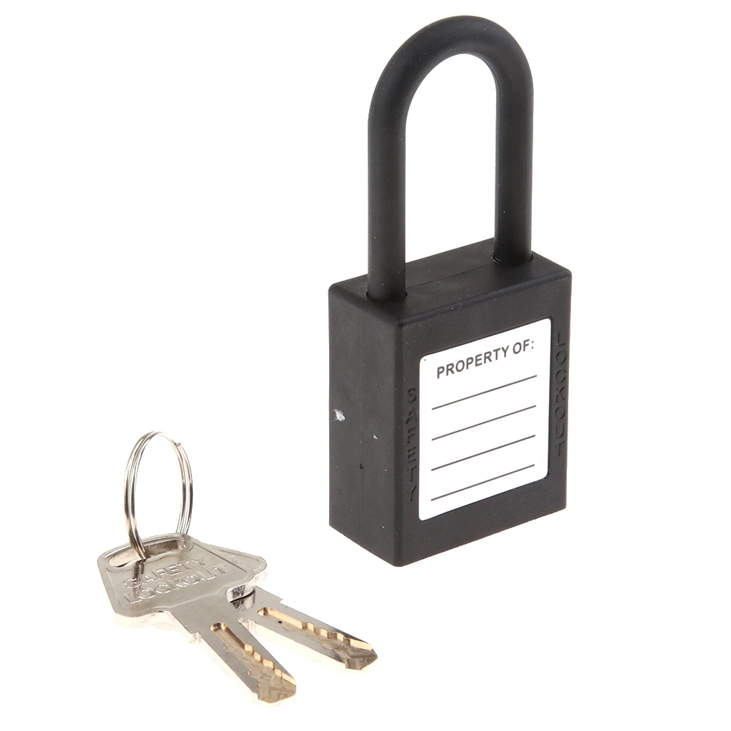 PVC and Stainless Steel Safety Lockout Padlock for Auto Car Boat Marine Accessory with Label Can write and Erase PVC and Stainless Steel Safety Lockout Padlock for Auto Car Boat Marine Accessory with Label Can write and Erase
