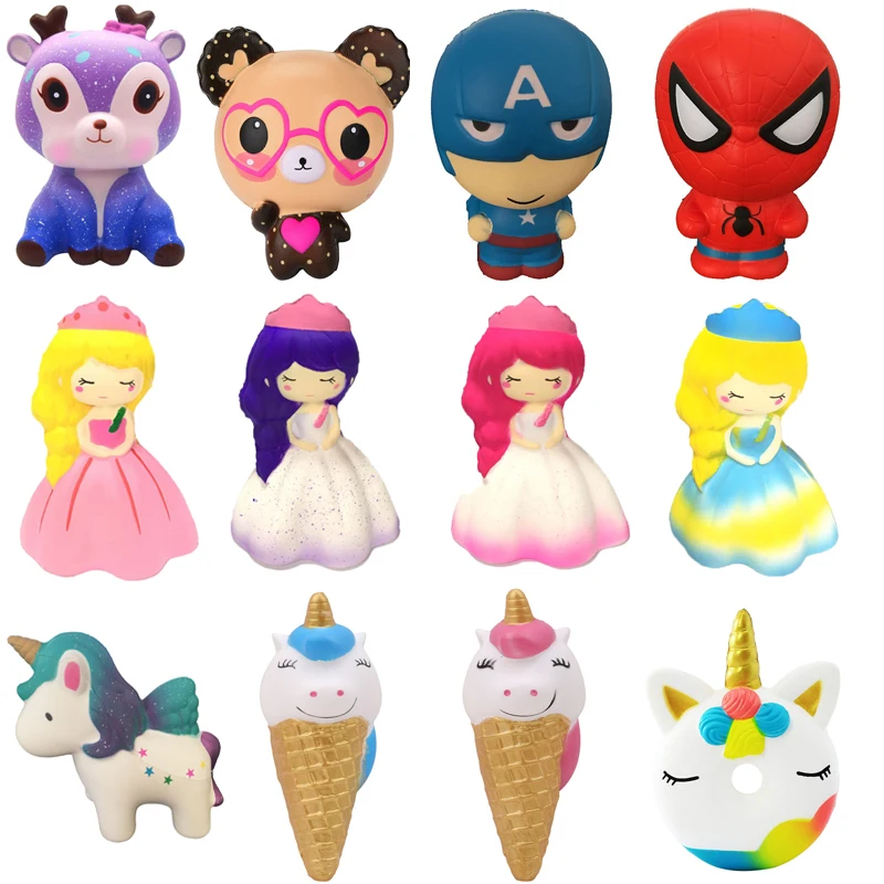 Soft Squishy Slow Rising Unicorn Bear Icecream Deer Princess Squeeze Toys Cream Scented Relieves Stress Gags Joke Toy Kids Gift
Soft Squishy Slow Rising Unicorn Bear Icecream Deer Princess Squeeze Toys Cream Scented Relieves Stress Gags Joke Toy Kids Gift