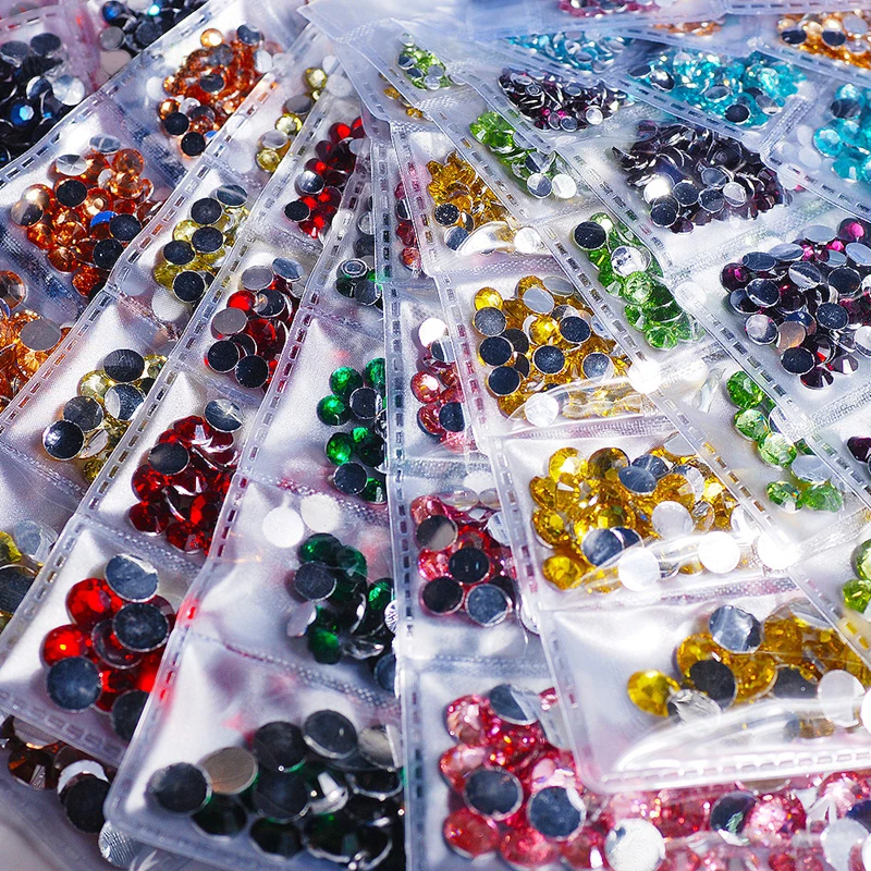 Bright Colorful Nail Design Accessories 1000pcs/set Crystal Rhinestones for Nails 2-5mm 4 Sizes Mixed Nail Art Decoration
Bright Colorful Nail Design Accessories 1000pcs/set Crystal Rhinestones for Nails 2-5mm 4 Sizes Mixed Nail Art Decoration