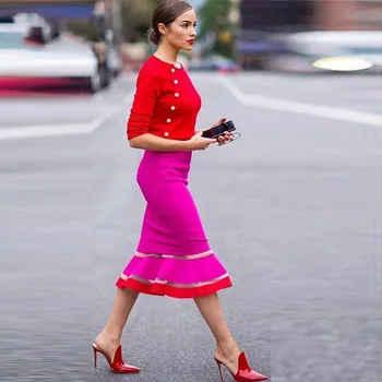 Seamyla 2019 New Spring Red Dress Women Bodycon Bandage Dresses Two Piece Set Mermaid Sexy Dress Vestidos Celebrity Party Dress
Seamyla 2019 New Spring Red Dress Women Bodycon Bandage Dresses Two Piece Set Mermaid Sexy Dress Vestidos Celebrity Party Dress
