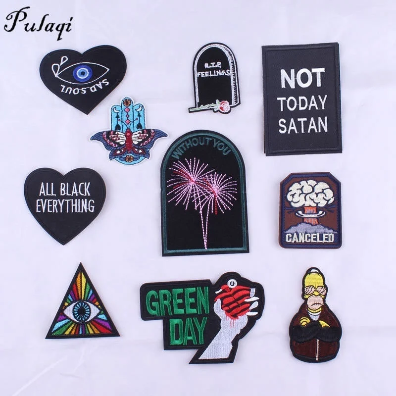 Pulaqi Evil Eye All Black Everything Iron On Embroidery Patches Stickers On Clothes DIY Applique Badge F
Pulaqi Evil Eye All Black Everything Iron On Embroidery Patches Stickers On Clothes DIY Applique Badge F