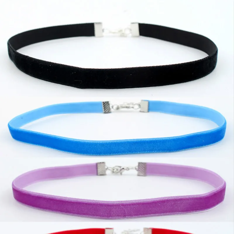 2017 New Colorful Pink Velvet Choker Necklace Women Chokers Necklaces Chocker collares mujer Collier ras de cou joyas
2017 New Colorful Pink Velvet Choker Necklace Women Chokers Necklaces Chocker collares mujer Collier ras de cou joyas