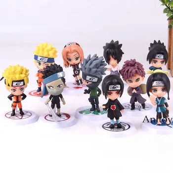Naruto Sasuke Sakura Gaara Kakashi Uchiha Madara Haku Momochi Zabuza Action Figure Q Version PVC Collectible Model Toy 10pcs/set 
Naruto Sasuke Sakura Gaara Kakashi Uchiha Madara Haku Momochi Zabuza Action Figure Q Version PVC Collectible Model Toy 10pcs/set