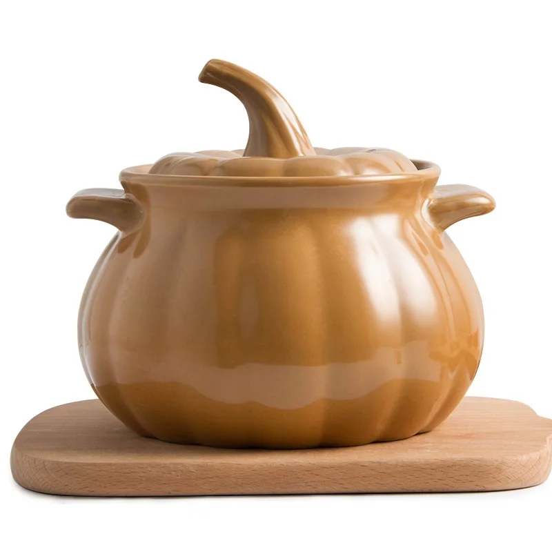 Creative Pumpkin Shape Soup Pot Ceramic Stewpot Open Flame Casserole Stockpot High Temperature Resistant Health Kitchen Cookware
Creative Pumpkin Shape Soup Pot Ceramic Stewpot Open Flame Casserole Stockpot High Temperature Resistant Health Kitchen Cookware