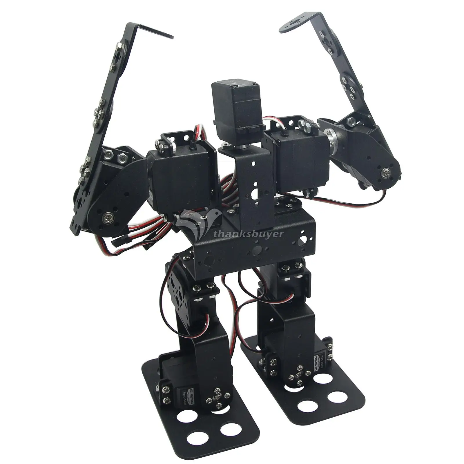 Assembled 9DOF Humanoid Biped Robotic Educational Robot with Bracket LD-1501MG Servo for Racing
Assembled 9DOF Humanoid Biped Robotic Educational Robot with Bracket LD-1501MG Servo for Racing