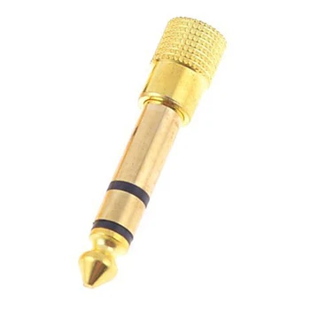 10 pcs 6.35 mm stereo male, 3.5 mm jack female adapter
10 pcs 6.35 mm stereo male, 3.5 mm jack female adapter