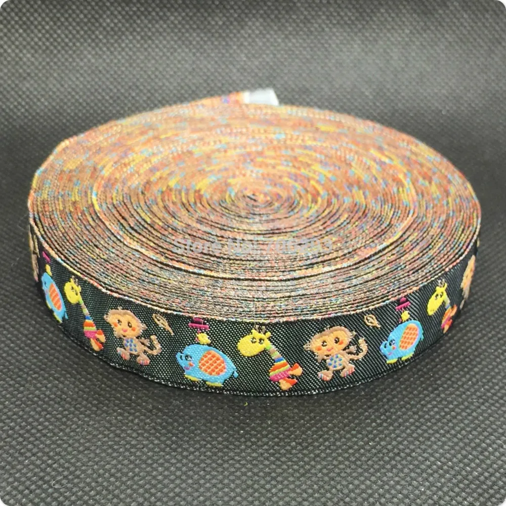 wholesale 5/8 '(16 mmx10yards) 100% Polyester Jacquard Ribbon cartoon ribbon black Animal games KT2015041817
wholesale 5/8 '(16 mmx10yards) 100% Polyester Jacquard Ribbon cartoon ribbon black Animal games KT2015041817