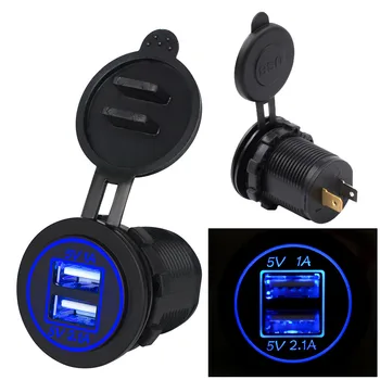 CARPRIE Motorcycle Car Charger Socket Adapter Power 5V 3.1A Dual USB Outlet Dropshipping fm transmitter bluetooth Apr 17
CARPRIE Motorcycle Car Charger Socket Adapter Power 5V 3.1A Dual USB Outlet Dropshipping fm transmitter bluetooth Apr 17
