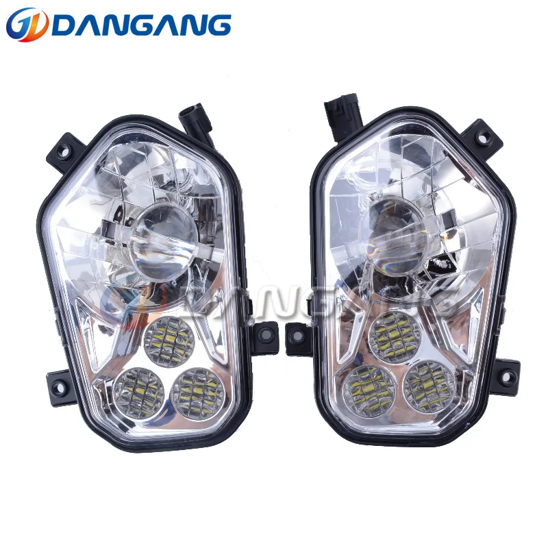 2017 one Pair Chrome LED Headlight Kit For Polaris Ranger Model Side X Sportsman Models
2017 one Pair Chrome LED Headlight Kit For Polaris Ranger Model Side X Sportsman Models