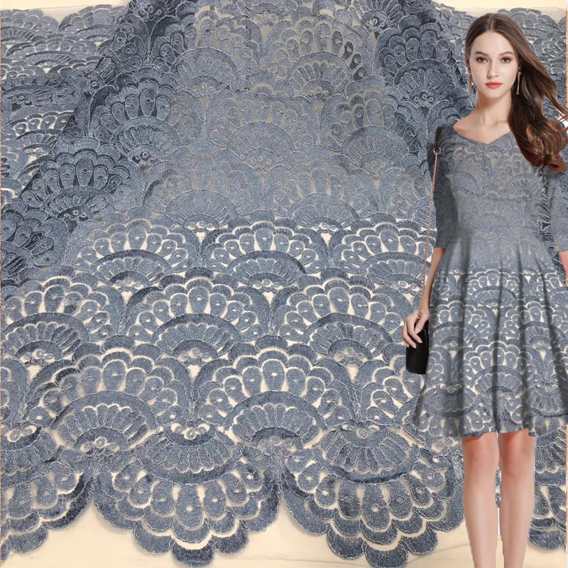 Lace tulle African lace fabric high quality embroidery African French lace fabric evening gown 041442
Lace tulle African lace fabric high quality embroidery African French lace fabric evening gown 041442