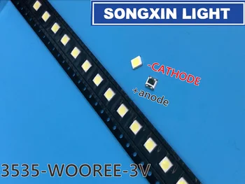 100pcs For WOOREE LED 3535 Light Beads Cool white 3V 1.85W LED LCD TV Backlight LED Backlight TV Application WM35E1F-YR07-eB
100pcs For WOOREE LED 3535 Light Beads Cool white 3V 1.85W LED LCD TV Backlight LED Backlight TV Application WM35E1F-YR07-eB