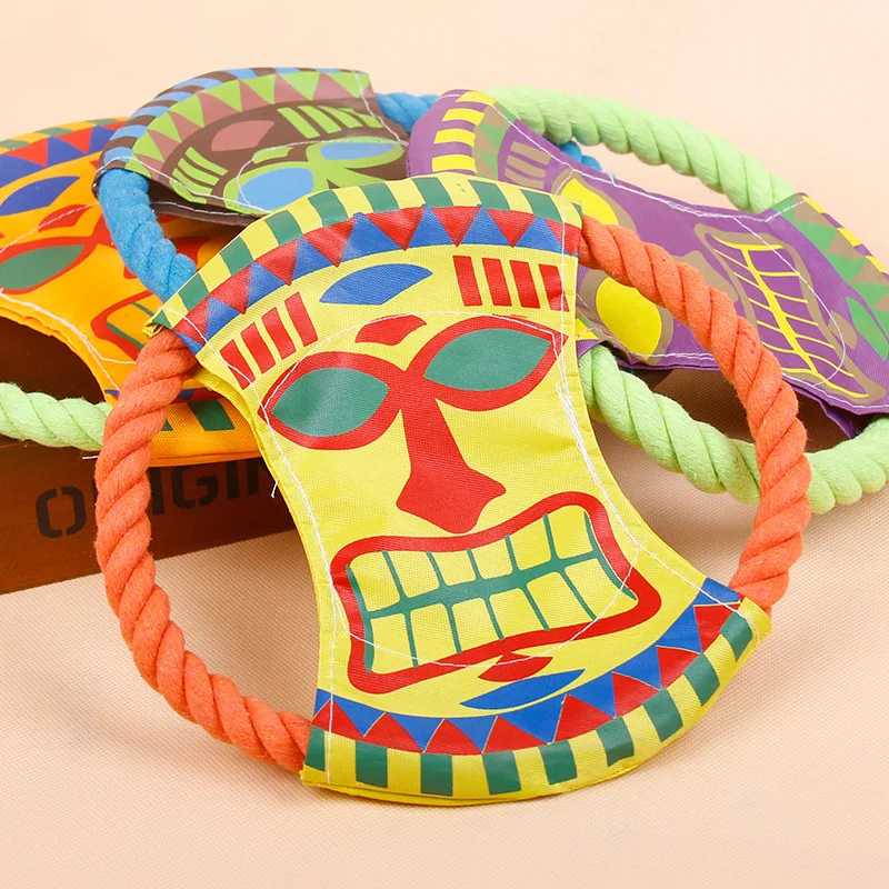HU Flying Discs Canvas Ring Pet Ring Pull-resistant Bite Dog Toy Flying Discs Chew Training Dogs French Bulldog Interactive Toys
HU Flying Discs Canvas Ring Pet Ring Pull-resistant Bite Dog Toy Flying Discs Chew Training Dogs French Bulldog Interactive Toys