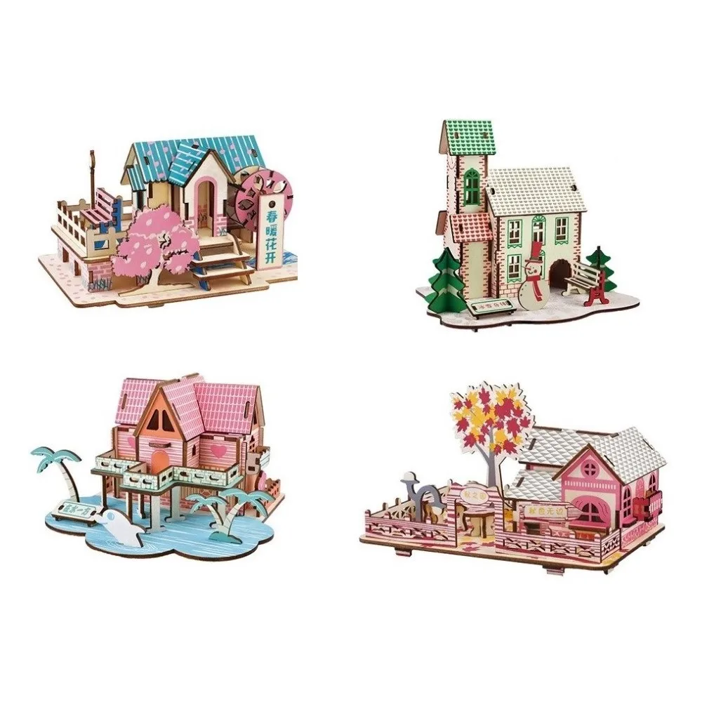 Laser Cutting 3D Wooden Puzzle Jigsaw Construction DIY Manual Assembly Kids Educational Wooden Toys for Children
Laser Cutting 3D Wooden Puzzle Jigsaw Construction DIY Manual Assembly Kids Educational Wooden Toys for Children