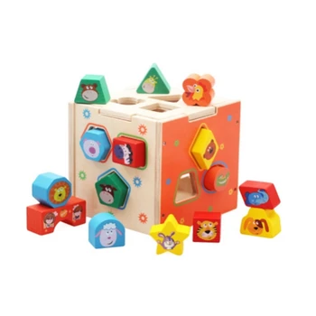 GEEK KING Montessori cartoon Shape matching wooden toys building blocks children early childhood educational toys free shipping
GEEK KING Montessori cartoon Shape matching wooden toys building blocks children early childhood educational toys free shipping