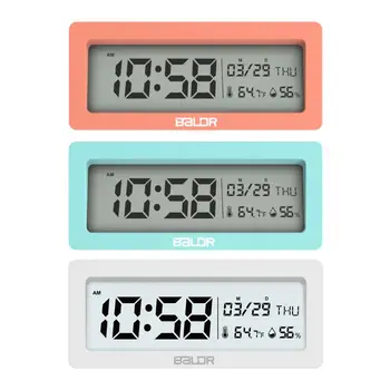 LED Alarm Clock Digital Table Clocks Student Clock With Week Thermometer Hygrometer Electronic Calendar LCD Display Desk Clock T
LED Alarm Clock Digital Table Clocks Student Clock With Week Thermometer Hygrometer Electronic Calendar LCD Display Desk Clock T