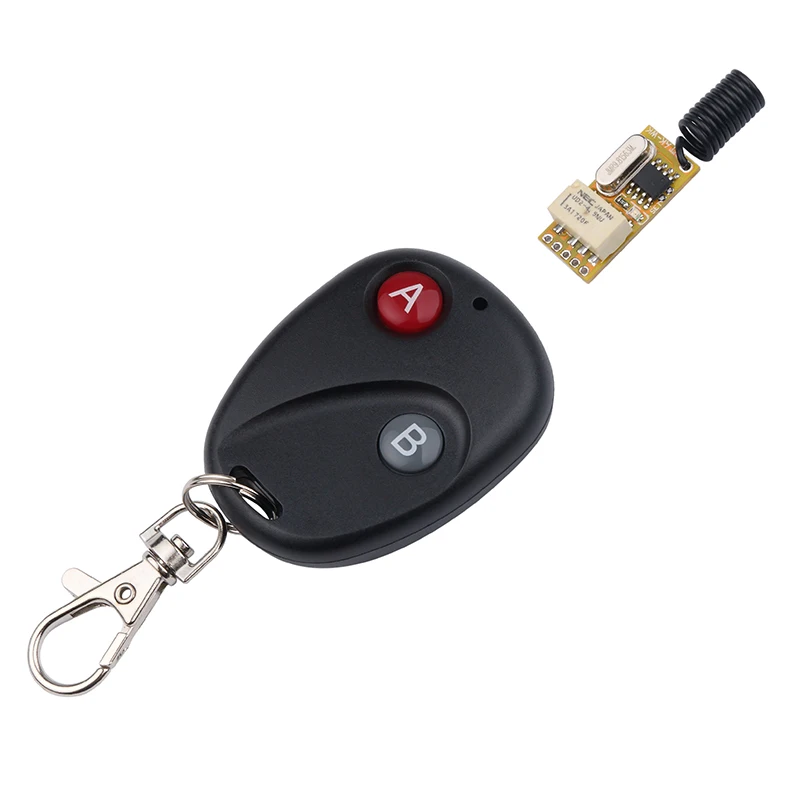 DC3V 3.7V 5V 6V 7V 9V 12V Mini Relay Wireless Switch Remote Control Power LED Lamp Controller Micro Receiver Transmitter System
DC3V 3.7V 5V 6V 7V 9V 12V Mini Relay Wireless Switch Remote Control Power LED Lamp Controller Micro Receiver Transmitter System