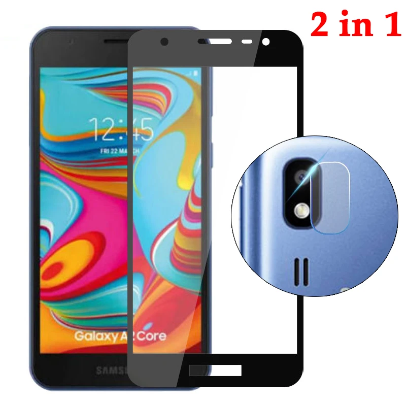 2 in 1 9D screen Protective Tempered Glass for Samsung A2 Core camera lens Protector for Samsung Galaxy A2 Core a2core A260F HD
2 in 1 9D screen Protective Tempered Glass for Samsung A2 Core camera lens Protector for Samsung Galaxy A2 Core a2core A260F HD