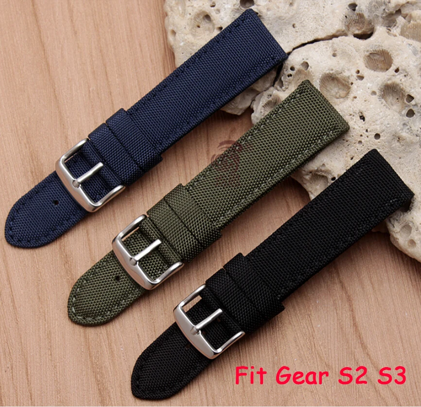 20mm 22mm Nylon Watchband + Tool for Samsung Gear S2 S3 Classic Frontier Watch Band Fabric Wrist Belt Bracelet
20mm 22mm Nylon Watchband + Tool for Samsung Gear S2 S3 Classic Frontier Watch Band Fabric Wrist Belt Bracelet