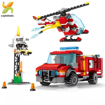 317+PCS Fire Fighting Helicopter Loading Vehicle Building Blocks City Firefighter Assembled Educational Children Toys
317+PCS Fire Fighting Helicopter Loading Vehicle Building Blocks City Firefighter Assembled Educational Children Toys