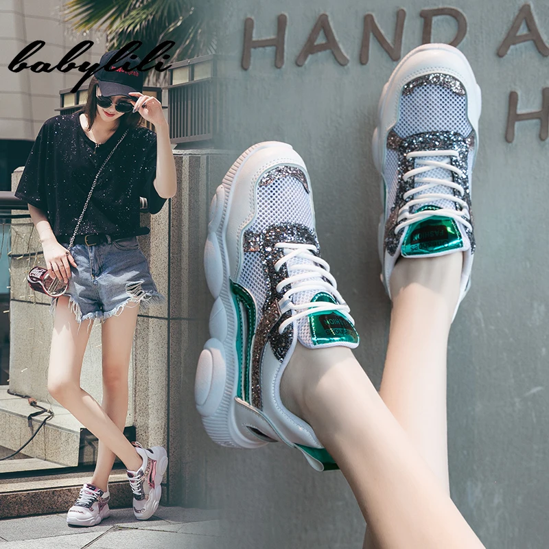 White Sneakers for Women Women Vulcanize Shoes New Fashion Light Breathable Mesh Sneakers Platform Comfortable Women Sneakers
White Sneakers for Women Women Vulcanize Shoes New Fashion Light Breathable Mesh Sneakers Platform Comfortable Women Sneakers