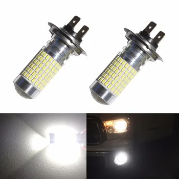 2 Pcs H7 1200 Lumens Extremely Bright 144-SMD LED Chipsets Bulb with Projector lens DRL Fog Light White DC12V DC24V
2 Pcs H7 1200 Lumens Extremely Bright 144-SMD LED Chipsets Bulb with Projector lens DRL Fog Light White DC12V DC24V