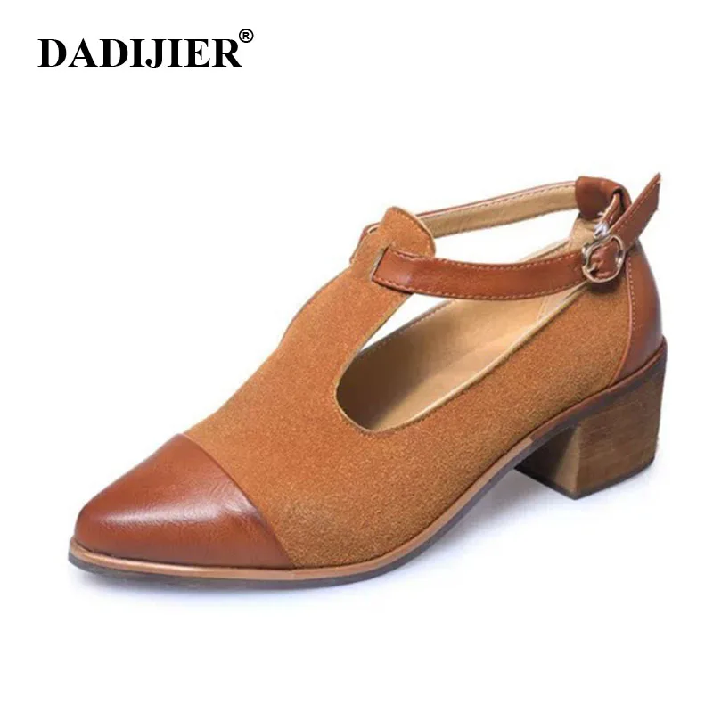 DADIJIER 2018 Vintage Oxford Shoes Women Pointed Toe Cut Out Heel Patchwork Buckle Ladies Shoes ZLL126
DADIJIER 2018 Vintage Oxford Shoes Women Pointed Toe Cut Out Heel Patchwork Buckle Ladies Shoes ZLL126