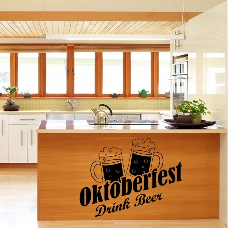 Modern Beer Waterproof Kitchen Wall Stickers Art Decal Decor For Home Decoration Refrigerator Wallstickers Mural Wallpaper
Modern Beer Waterproof Kitchen Wall Stickers Art Decal Decor For Home Decoration Refrigerator Wallstickers Mural Wallpaper