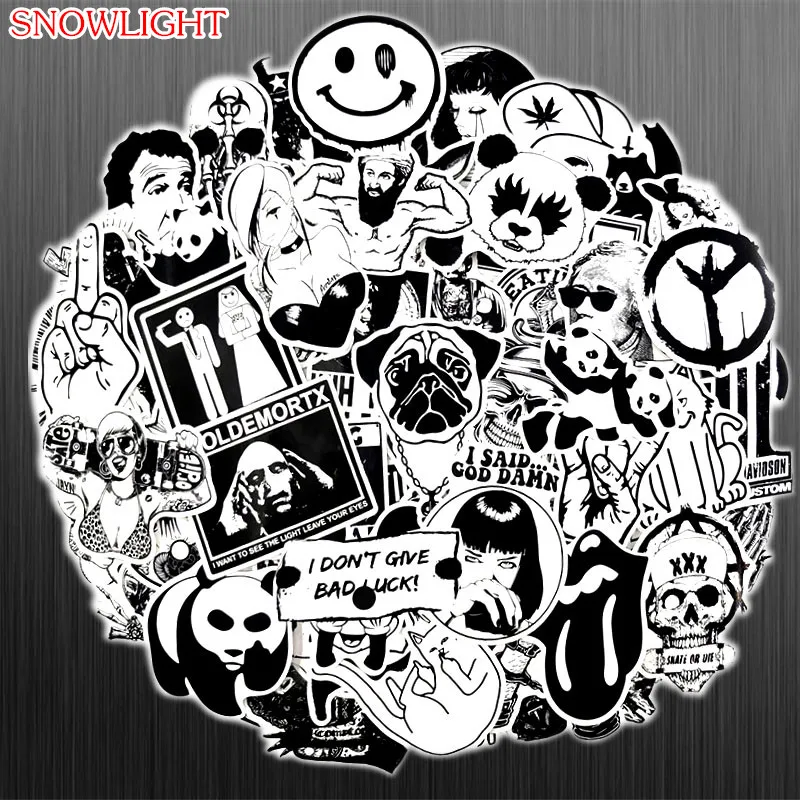 100Pcs Black And White Fun Doodle Stickers For Motorcycle Laptop Phone Guitar Cool Notebook Car Wall Stickers Waterproof
100Pcs Black And White Fun Doodle Stickers For Motorcycle Laptop Phone Guitar Cool Notebook Car Wall Stickers Waterproof