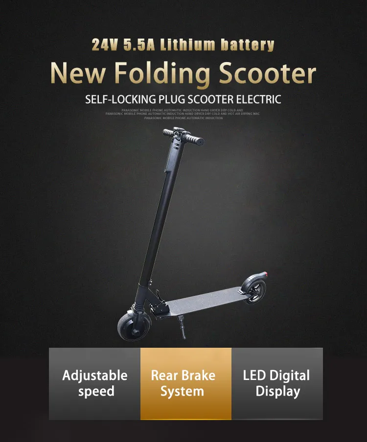 Sale Folding Electric Scooter Electric Scooter 250W Motor LCD Display Screen 3 Speed Modes 5.5 Inches Solid Anti-Skid Tire E Scooter 2 Sale Folding Electric Scooter Electric Scooter 250W Motor LCD Display Screen 3 Speed Modes 5.5 Inches Solid Anti-Skid Tire E Scooter 2