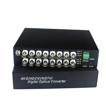 High Quality HD CVI 16 Channel Video Fiber Optical Converters +RS485 Transmitter Receiver -For 720P 960P AHD CVI HD Cameras CCTV
High Quality HD CVI 16 Channel Video Fiber Optical Converters +RS485 Transmitter Receiver -For 720P 960P AHD CVI HD Cameras CCTV