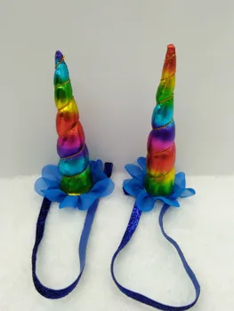Retail 5" Fashion Cute Rainbow Color Unicorn Soft Hairbands Solid Party Headbands Princess Headwear Hair Accessories Headwear
Retail 5" Fashion Cute Rainbow Color Unicorn Soft Hairbands Solid Party Headbands Princess Headwear Hair Accessories Headwear