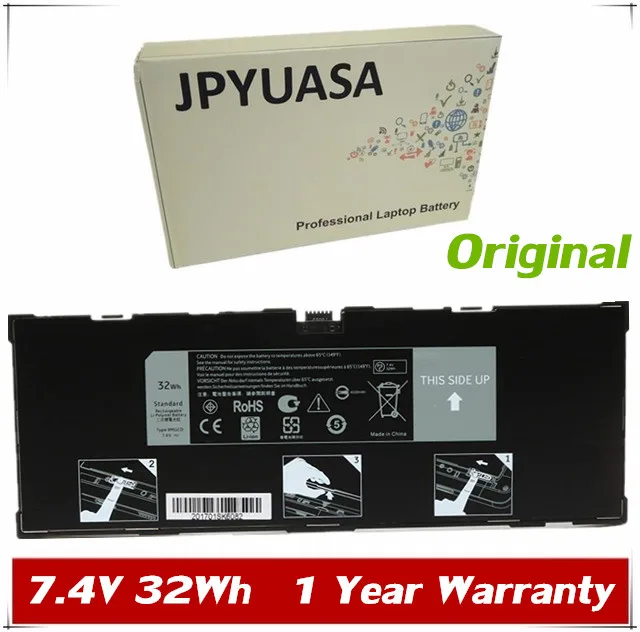 JPYUASA 7.4V 32Wh Original 9MGCD Laptop Battery For Dell Venue 11 Pro (5130) 9MGCD XMFY3 312-1453 VYP88 Tablet
JPYUASA 7.4V 32Wh Original 9MGCD Laptop Battery For Dell Venue 11 Pro (5130) 9MGCD XMFY3 312-1453 VYP88 Tablet