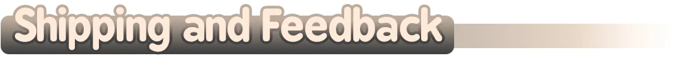 shipping and feesback