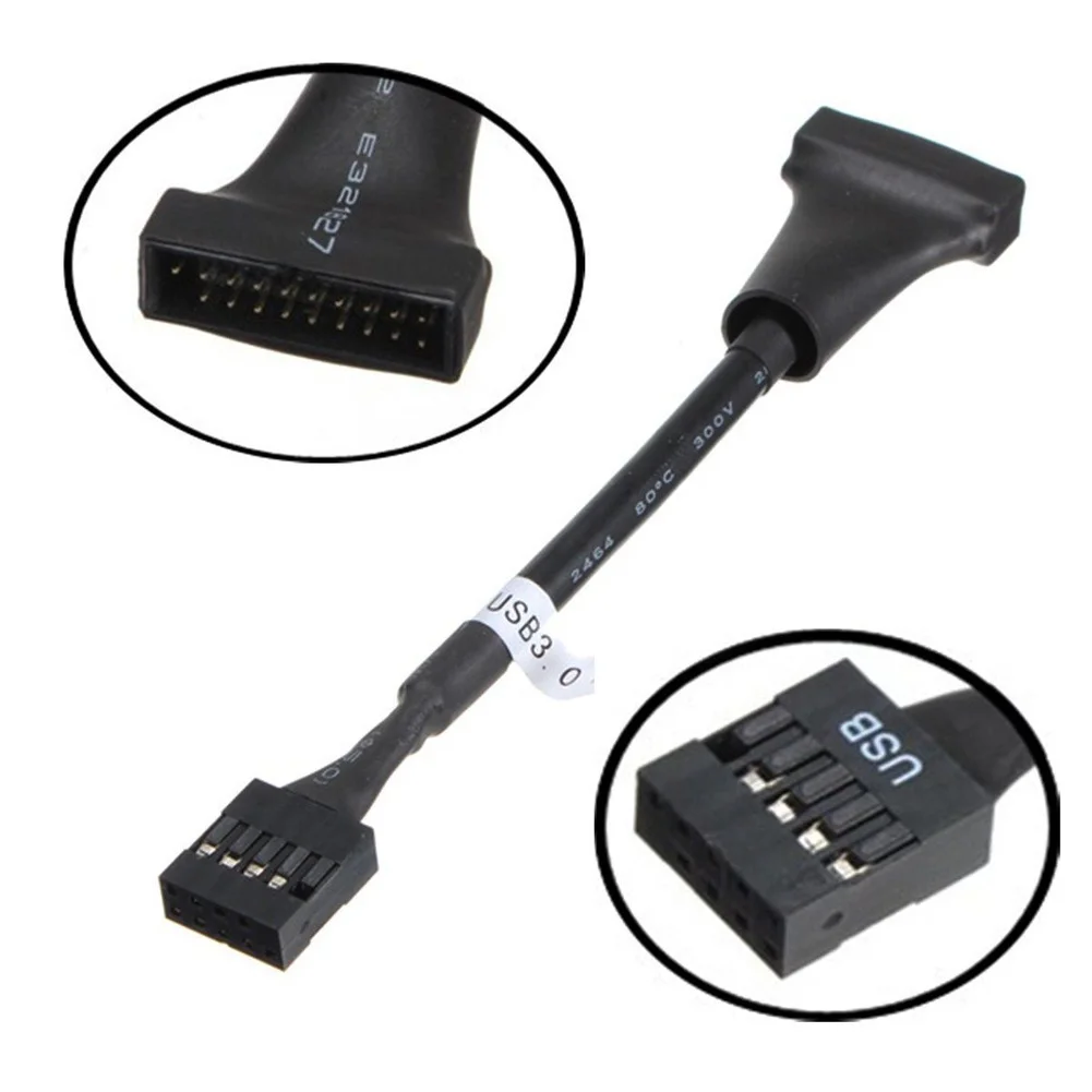 New USB 3.0 20 Pin Male To 2.0 9Pin Female Motherboard House Converter Adapter Cable QJY99
New USB 3.0 20 Pin Male To 2.0 9Pin Female Motherboard House Converter Adapter Cable QJY99