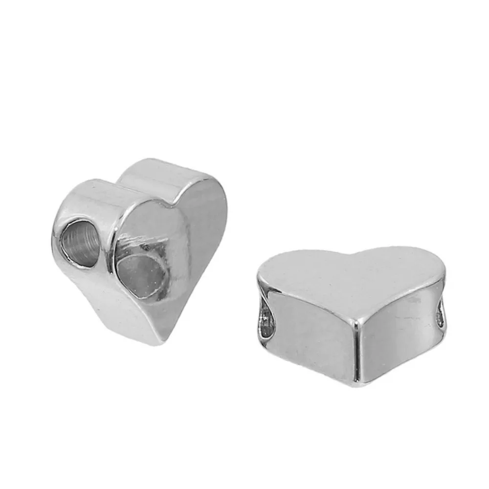 DoreenBeads – perles d'espacement de couleur cuivre Rose or argent, 5 pièces de 6mm x 5mm( 2/8 6