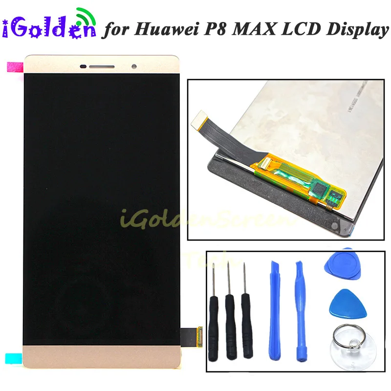 For Huawei P8 MAX LCD Display Touch Screen Digitizer Assembly DAV-703L DAV-713L Replacement 1920x1080 | Мобильные телефоны и