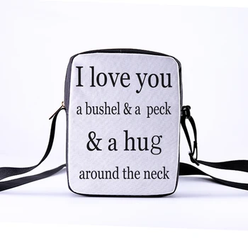 Customized ladies Messenger bag shoulder bag letter couple cartoon printing shoulder Messenger bag children letter pattern
Customized ladies Messenger bag shoulder bag letter couple cartoon printing shoulder Messenger bag children letter pattern