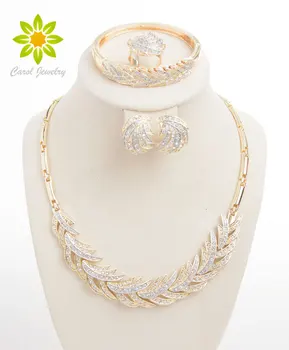 Fashion Gold Color Wedding Jewelry Set Luxury Women Party Set Rhinestone Bridal Necklace Earrings Bracelet Ring Jewelry Set
Fashion Gold Color Wedding Jewelry Set Luxury Women Party Set Rhinestone Bridal Necklace Earrings Bracelet Ring Jewelry Set