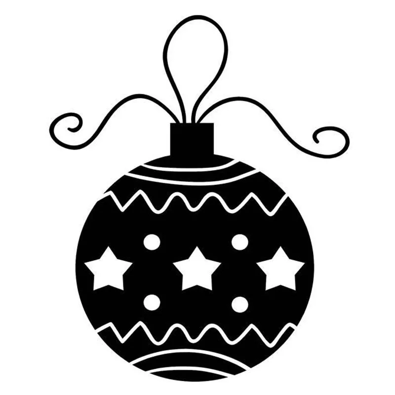 14.9cm*18.1cm Ornament Christmas Holiday Vinyl Car Sticker Car Styling Decor Black/Silver S3-6677
14.9cm*18.1cm Ornament Christmas Holiday Vinyl Car Sticker Car Styling Decor Black/Silver S3-6677