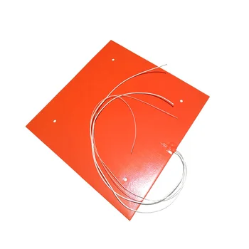 500*500*1.5mm silicone heater for CR-10S5 3d printer 110v 1400w adhesive 1 side 100k thermistor 4*10mm holes on pad 1000mm lead
500*500*1.5mm silicone heater for CR-10S5 3d printer 110v 1400w adhesive 1 side 100k thermistor 4*10mm holes on pad 1000mm lead