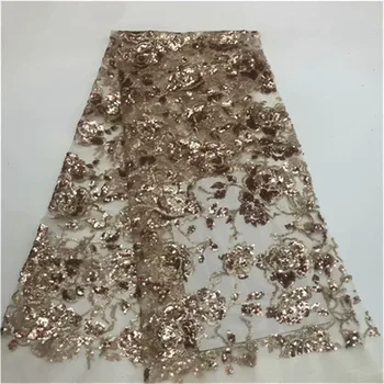 Latest African Tull Lace Fabrics High Quality 2019 Nigerian Net Lace Fabric with Sequins Sequence Lace for Women Dress gold red
Latest African Tull Lace Fabrics High Quality 2019 Nigerian Net Lace Fabric with Sequins Sequence Lace for Women Dress gold red