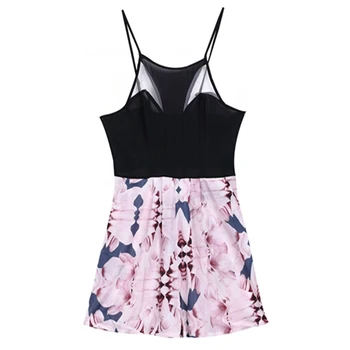 2018 Women New Fashion Sexy Patchwork Spaghetti Strap Print Playsuits Summer Hollow Out Spliced Backless Playsuits Hot
2018 Women New Fashion Sexy Patchwork Spaghetti Strap Print Playsuits Summer Hollow Out Spliced Backless Playsuits Hot