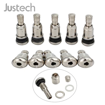 Justech 50x Bolt In Chrome Car Wheel Tyre Valves fit Alloys + Dust Caps Prevent Rust And Damage To The Rim Stainless Steel Valve
Justech 50x Bolt In Chrome Car Wheel Tyre Valves fit Alloys + Dust Caps Prevent Rust And Damage To The Rim Stainless Steel Valve