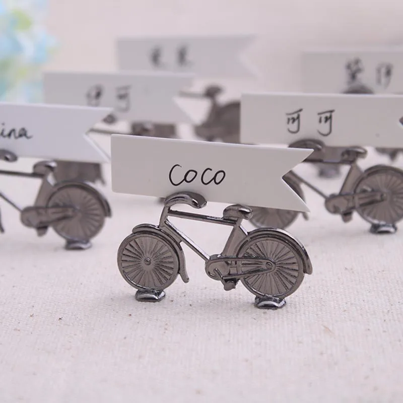 20pcs Mini Bicycle Wedding Table Place Card Holder Wedding Place Name Setting Guest Name Card Holder 3cm*5cm
20pcs Mini Bicycle Wedding Table Place Card Holder Wedding Place Name Setting Guest Name Card Holder 3cm*5cm