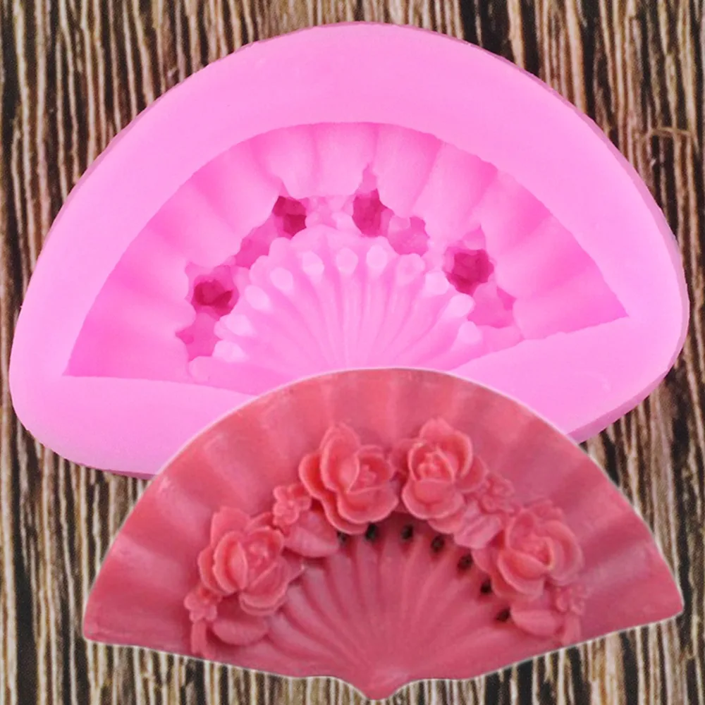 Fan Shaped Fondant Silicone Mold Craft Chocolate Baking Mold Cake Decorating Tools Kitchen Pastry Tool
Fan Shaped Fondant Silicone Mold Craft Chocolate Baking Mold Cake Decorating Tools Kitchen Pastry Tool