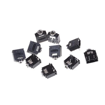 5 Pin 3.5mm Audio Jack Socket PCB Panel Mount for Headphone PCB Mount Stereo Jack 10pcs/lot
5 Pin 3.5mm Audio Jack Socket PCB Panel Mount for Headphone PCB Mount Stereo Jack 10pcs/lot