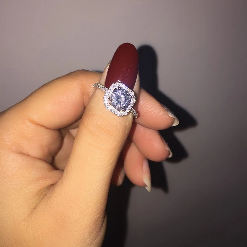 Yanleyu Fashion Tibetan Silver Ring Jewelry Square Geometry AAA Zircon CZ Wedding Bands Engagement Rings for Women PR286
Yanleyu Fashion Tibetan Silver Ring Jewelry Square Geometry AAA Zircon CZ Wedding Bands Engagement Rings for Women PR286