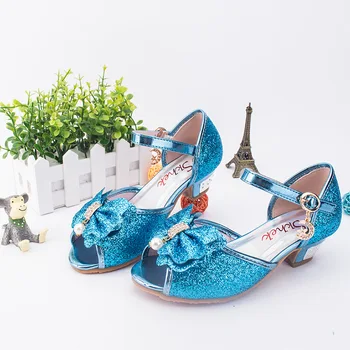 2019 new girls high heels blue children's sandals princess shoes 3-9 years old girls sandals 26-36
2019 new girls high heels blue children's sandals princess shoes 3-9 years old girls sandals 26-36