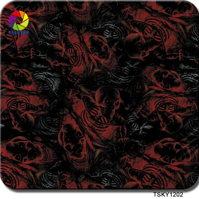 Гидрографическая печатная пленка TSKY1202 с рисунком красных черепов, ширина 0,5 м, ширина 20 м, фотопленка
Гидрографическая печатная пленка TSKY1202 с рисунком красных черепов, ширина 0,5 м, ширина 20 м, фотопленка