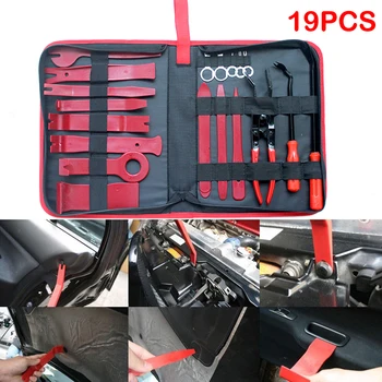 19pcs Car Radio Audio Kit Stereo Door Trim Dash Panel Install Removal Pry Tools Removal Opening Tool Set DIY Car Repair Kit +Bag
19pcs Car Radio Audio Kit Stereo Door Trim Dash Panel Install Removal Pry Tools Removal Opening Tool Set DIY Car Repair Kit +Bag